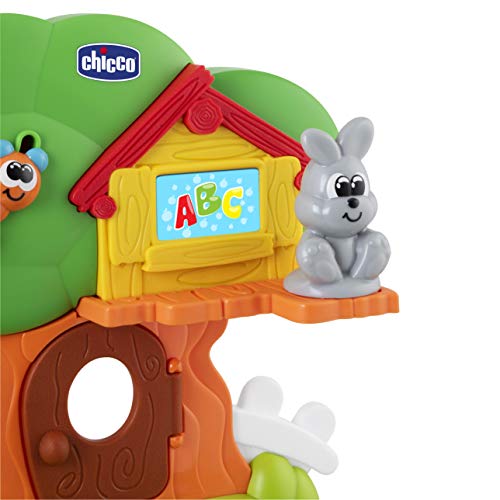 Chicco - La Casa del Conejo, Juego electrónico, Playset, Edad 1 – 4 años.