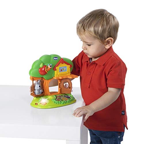 Chicco - La Casa del Conejo, Juego electrónico, Playset, Edad 1 – 4 años.