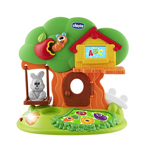 Chicco - La Casa del Conejo, Juego electrónico, Playset, Edad 1 – 4 años.