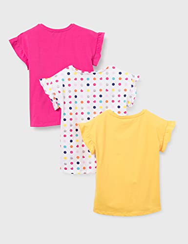 Chicco Set 3 PZ T.Shirt Manica Corta Conjunto de Playeras para bebs y Nios pequeos, Multicolor, 4 Años (Pack de 3) Niñas