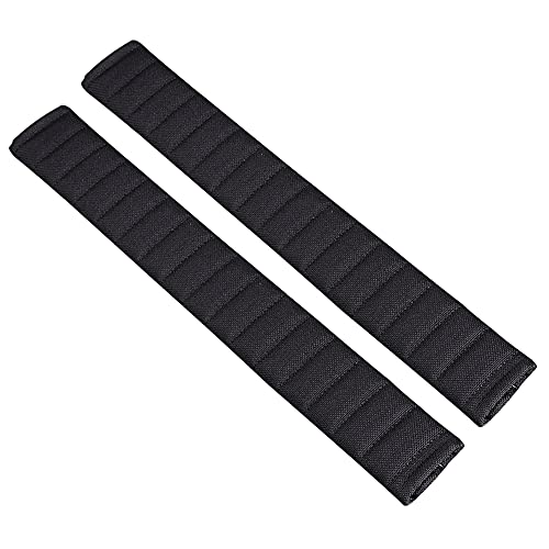 CHIKIXSON Almohadillas para Cinturón De Seguridad, Almohadilla Cinturon Coche, 2PCS Almohadilla de Protección de Correa de Hombro de Cinturón de Seguridad Cómodo para Adultos y Niños (Negro)