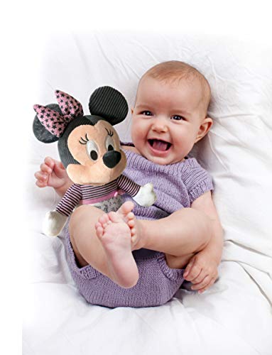 Clementoni - Baby Minnie duerme contigo - peluche bebé interactivo para dormir a partir de 6 meses (17395)