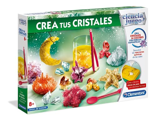 Clementoni - Crea tus Cristales - juego científico a partir de 8 años, juguete en español (55288)