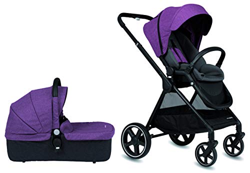 Cochecito de paseo Casualplay Optim con capazo, color purple