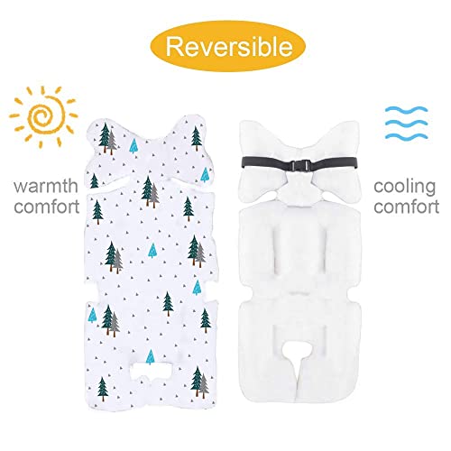 Cojín Reductor para Sillas de Bebé,Colchonetas para Silla de Paseo Universales,Colchoneta Universal Silla,Colchoneta Silla Bebe Universal,Cojín Carro Bebe (B)