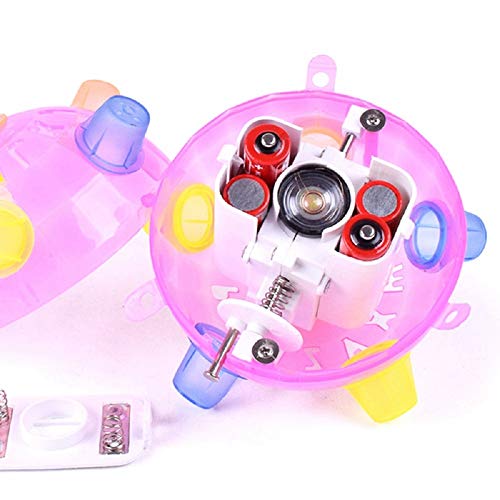 Colorido Flash Music Ball Toy Jumping Ball Cat Dog Chew Juguete eléctrico Dancing Ball Gift Nuevo