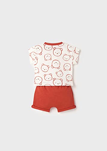 Conjunto bebe niño de 1 a 18 meses – set primera puesta 4 piezas – set recién nacido – conjunto Manga corta Bebe Niño – Camiseta y pantalón corto para bebe (1651, 9 meses)