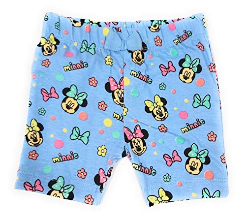 Conjunto Minnie Mouse Disney para bebés algodón - Pijama Minnie Mouse Disney Baby para niñas (Celeste, 3 Meses)