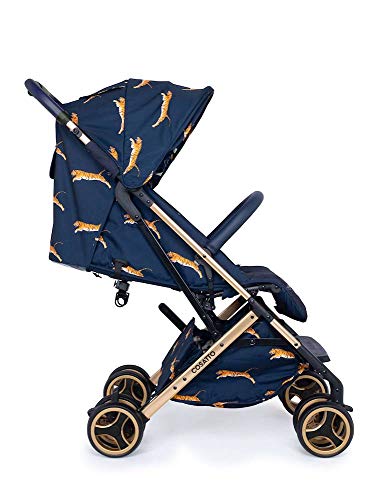 Cosatto Paloma Faith Woosh XL Pushchair – Ultra Lightweight Stroller From Birth to 25kg | One Hand Easy Fold (On The Prowl)