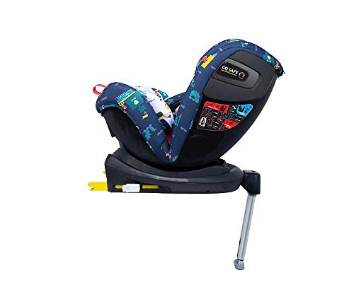 Cosatto - Silla de coche All in All Rotate, Grupo 0+123, 0-36 kg, 0-12 años, sistema ISOFIX, distintas orientaciones, sistema anti-escape, fácil uso y acceso (Sea Monsters)