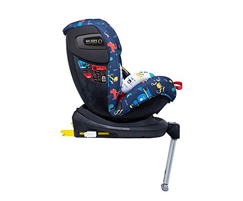 Cosatto - Silla de coche All in All Rotate, Grupo 0+123, 0-36 kg, 0-12 años, sistema ISOFIX, distintas orientaciones, sistema anti-escape, fácil uso y acceso (Sea Monsters)