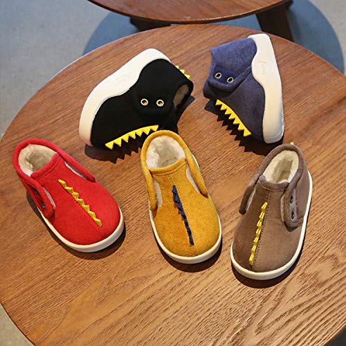 DEBAIJIA Zapatos para Niños 1-4T Bebés Caminata Zapatillas Dibujos Animados Infantil Suela Suave Algodón Antideslizante TPR Material, Azul-23/24 EU (talla fabricante 19)