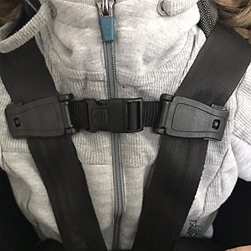 Dilightnews 2 Piezas Hebilla de Seguridad Para Niños, Clip Para Cinturón de Seguridad Para Bebé, Niños Seguridad Clip de Hebilla, Ayuda A Evitar Que Los Niños Se Quiten Los Brazos De Las Correas