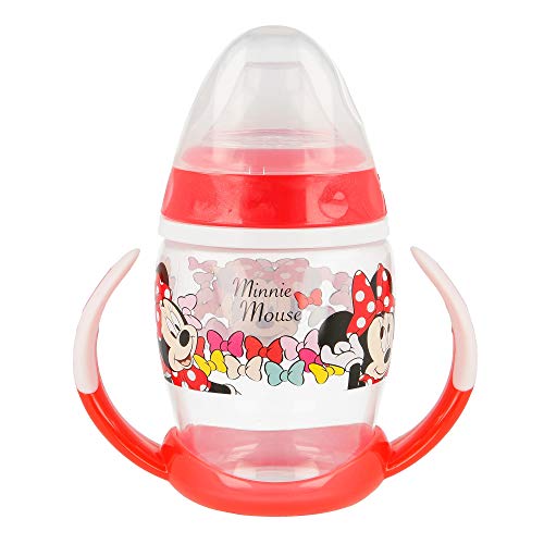 Disney ST-45326 Taza Entrenamiento 270Ml con Boquilla de Silicona, Negro