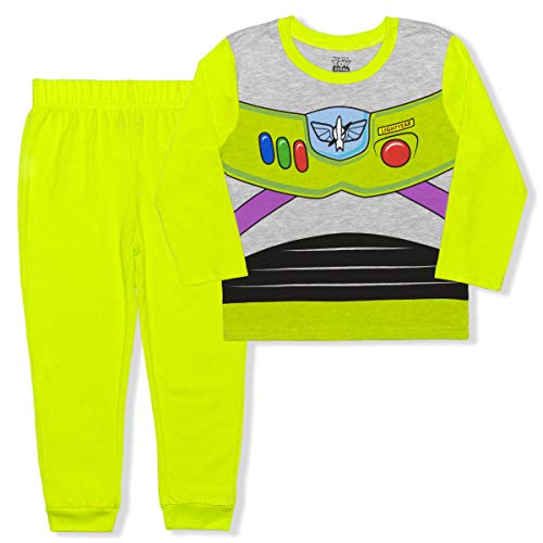 Disney Toy Story Boy's 4-Piece Woody and Buzz Lightyear Pant Sets, Size 12M Yellow