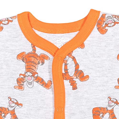 Disney Winnie The Pooh Tigger Baby Boys 2 Pack Sleep N' Play Coverall 3-6 Months