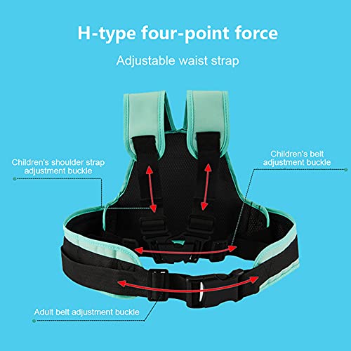 DOOK Cinturón de Seguridad para Niños Coche Eléctrico Cinturón de Seguridad Ajustable, para Niños Niñas Multifunción Motocicleta de Montar a Prueba de Caída Arnés de Seguridad