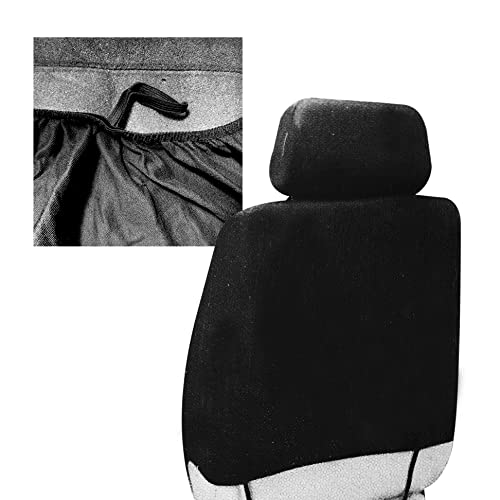 Enerfero Funda para Asiento de Coche,Juego Completo Universal,Poliéster 100%, Transpirable y Comodo con Color Azul,Rojo,Gris y Negro (Rosa)