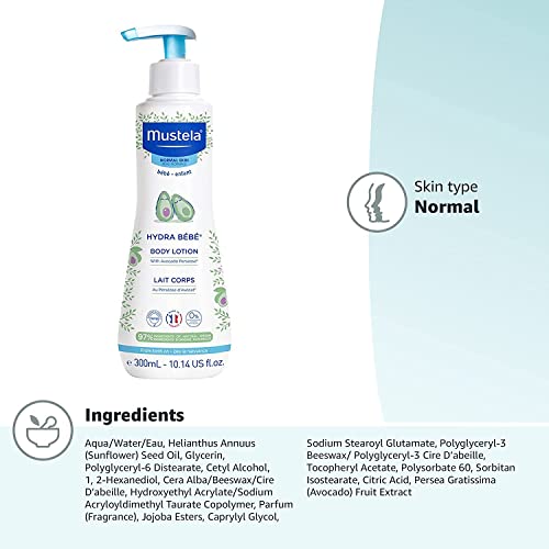 EXPANSCIENCE MUSTELA Hydra Bebe Leche Corporal 300 ml