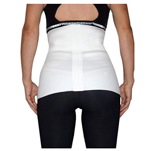 Faja Lumbar Hombre Térmica Faja Reductora Mujer Elástica para Dolor de Espalda, Postparto, Hernia Discal Ciática, Trabajo, Made in Italy (93% Lana, XXX-Large)