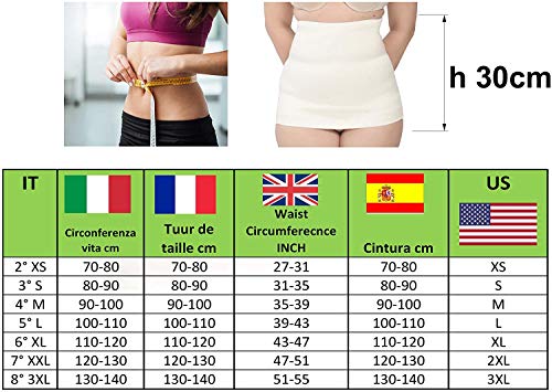 Faja Lumbar Hombre Térmica Faja Reductora Mujer Elástica para Dolor de Espalda, Postparto, Hernia Discal Ciática, Trabajo, Made in Italy (93% Lana, XXX-Large)