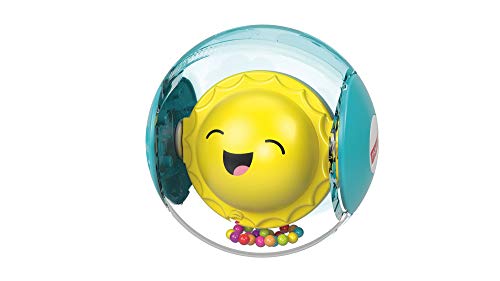 Fisher-Price-GJF68 Sfera Gira e Splendi Juguete de Desarrollo de capacidades sensoriales y motoras para niños de 9 Meses, Multicolor, 9+ MESI (Mattel GJF68)