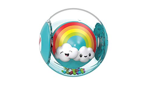 Fisher-Price-GJF68 Sfera Gira e Splendi Juguete de Desarrollo de capacidades sensoriales y motoras para niños de 9 Meses, Multicolor, 9+ MESI (Mattel GJF68)