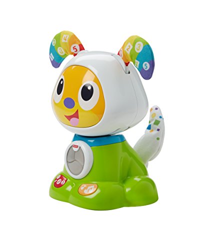 Fisher Price Guau Guau perrito robot, juguete electrónico bebé +9 meses (Mattel FJF45)