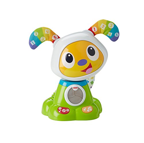 Fisher Price Guau Guau perrito robot, juguete electrónico bebé +9 meses (Mattel FJF45)