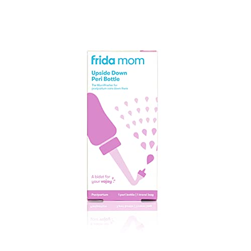 Frida Mom Botella Peri Upside Down para el cuidado posparto, La original Fridababy MomWasher para recuperación y limpieza perineal después del nacimiento, MS-MWPK-NS-GB00