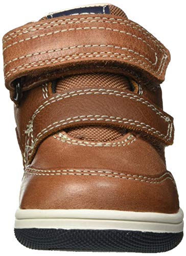 Geox B NEW FLICK BOY A Zapatillas Bebé-Niños, Marrón (Brandy), 20 EU