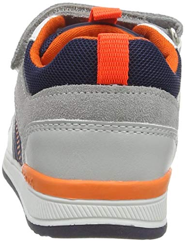 Geox B RISHON Boy B, Zapatillas Bebé-Niños, Blanco (White/Navy), 26 EU