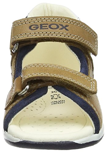 Geox B Sandal TAPUZ Boy C, Sandalias de Punta Descubierta Bebé-Niños, Beige (Caramel/Navy), 19 EU