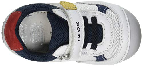 Geox B Tutim A B15, Zapatillas Bebé-Niños, White, 18 EU