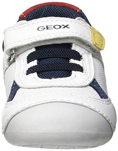 Geox B Tutim A B15, Zapatillas Bebé-Niños, White, 18 EU