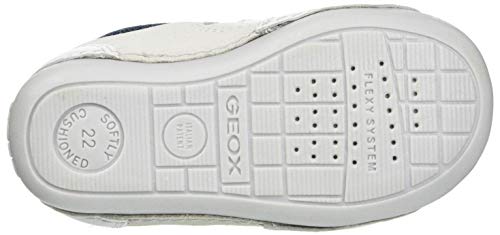 Geox B Tutim A B15, Zapatillas Bebé-Niños, White, 18 EU