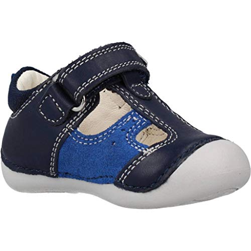 Geox B TUTIM A, Sandalias de Punta Descubierta Bebé-Niños, Azul (Navy/Royal C4226), 18 EU