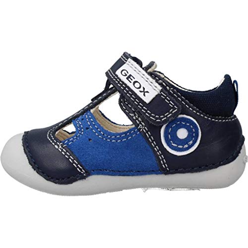 Geox B TUTIM A, Sandalias de Punta Descubierta Bebé-Niños, Azul (Navy/Royal C4226), 18 EU