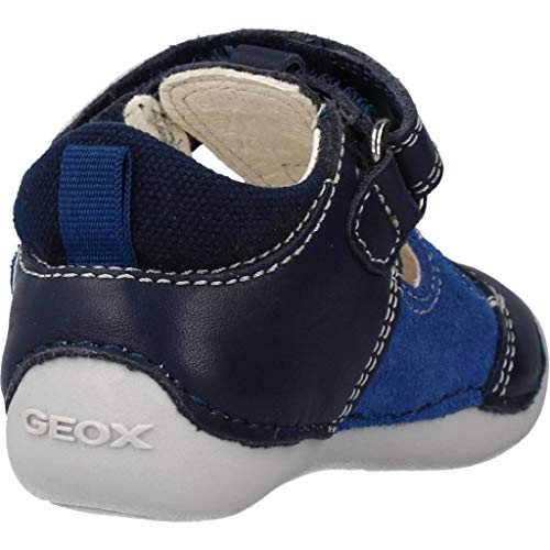 Geox B TUTIM A, Sandalias de Punta Descubierta Bebé-Niños, Azul (Navy/Royal C4226), 18 EU