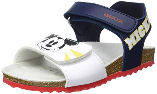 Geox B152QC000BC Bebé-Niños, Navy/White, 23 EU