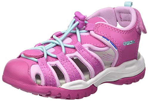 Geox J Borealis Girl B, Fisherman Sandal Bebé-Niños, Rosa Fucsia, 26 EU