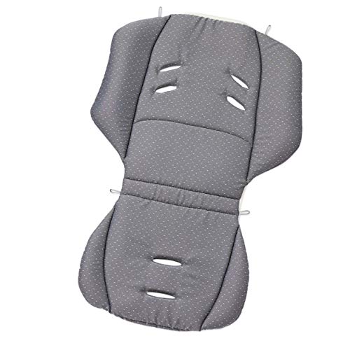 Gesslein 625000012 Loop - Cojín para asiento de coche, diseño de lunares, color gris