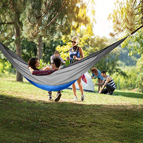 GFSDGF Hamaca para Acampar con mosquitera - Paquete Ultraligero de Tienda para hamacas con Correas para mosquiteros y mosquetones