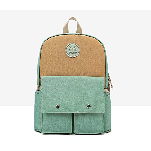 GLXZYX Nueva Bolsa De Leche Trasera, Bolsa De Mamá, Preservación De La Leche Materna, Bolsa De Hielo, Mochila Plegable para Pañales, Mochila De Moda para Pañales(Color:Verde)