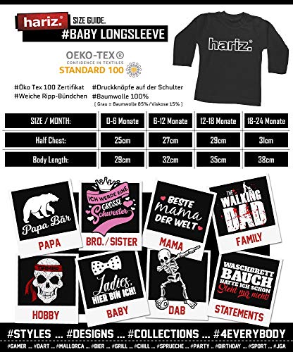 Hariz - Camiseta para bebé, manga larga, triciclo salvaje, coche, policía, tarjeta de regalo, unicornio, fucsia, 6-12 meses