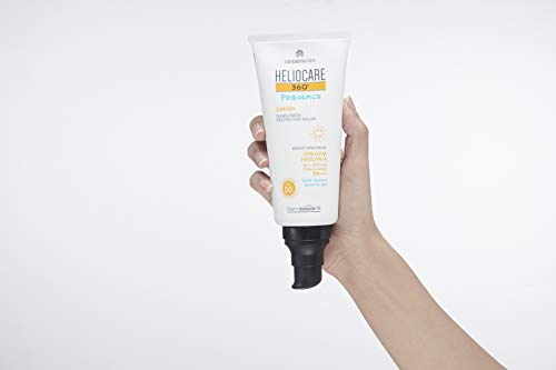 Heliocare 360º Pediatrics Lotion Spf 50, Crema Solar para Cara y Cuerpo de Niños, Hidratante, Rápida Absorción, Hipoalergénica, Pieles Sensibles, 200Ml