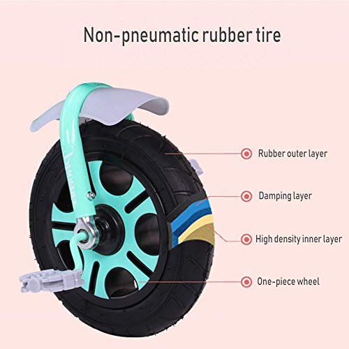 HYLH Triciclo Bebé para 2 AñOs, Triciclo para NiñOs Triciclo 2 En 1 A Lo Largo del Triciclo con Manija Paterna Y NiñOs En Triciclo Triciclo con Triciclo De 3 A 6 AñOs, Green