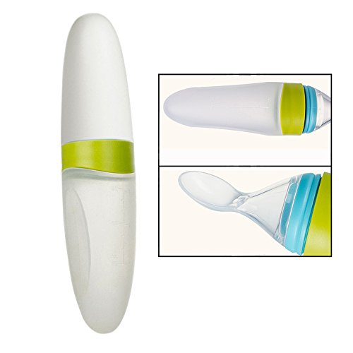 Itian Cuchara para Papilla - Cuchara dispensadora de Comida Infantil, Squirt