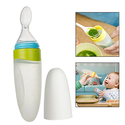 Itian Cuchara para Papilla - Cuchara dispensadora de Comida Infantil, Squirt