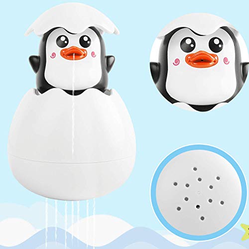 iwobi Animales para el Baño para Niños, rociador de Agua rociador Huevo de pingüino, para bebés y niños